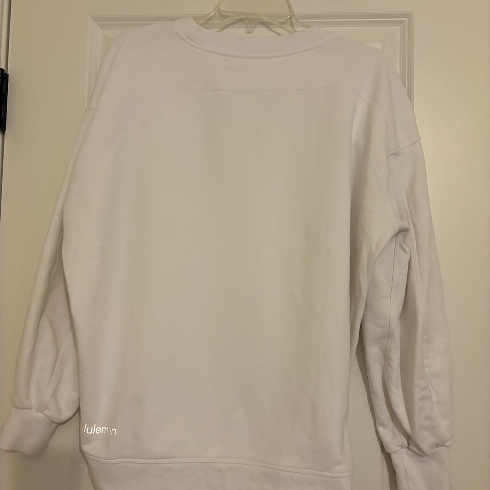 Lululemon Athletica Oversize White Sweatshirt - Picture 7 of 12